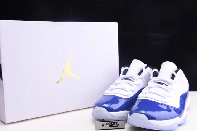 Reps TBK AH7860-100 Jordan 11 White Low Retro Concord Air 0813
